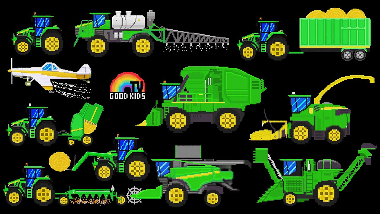 Farm Vehicles|Good Kids Fun & Educational Learning Video