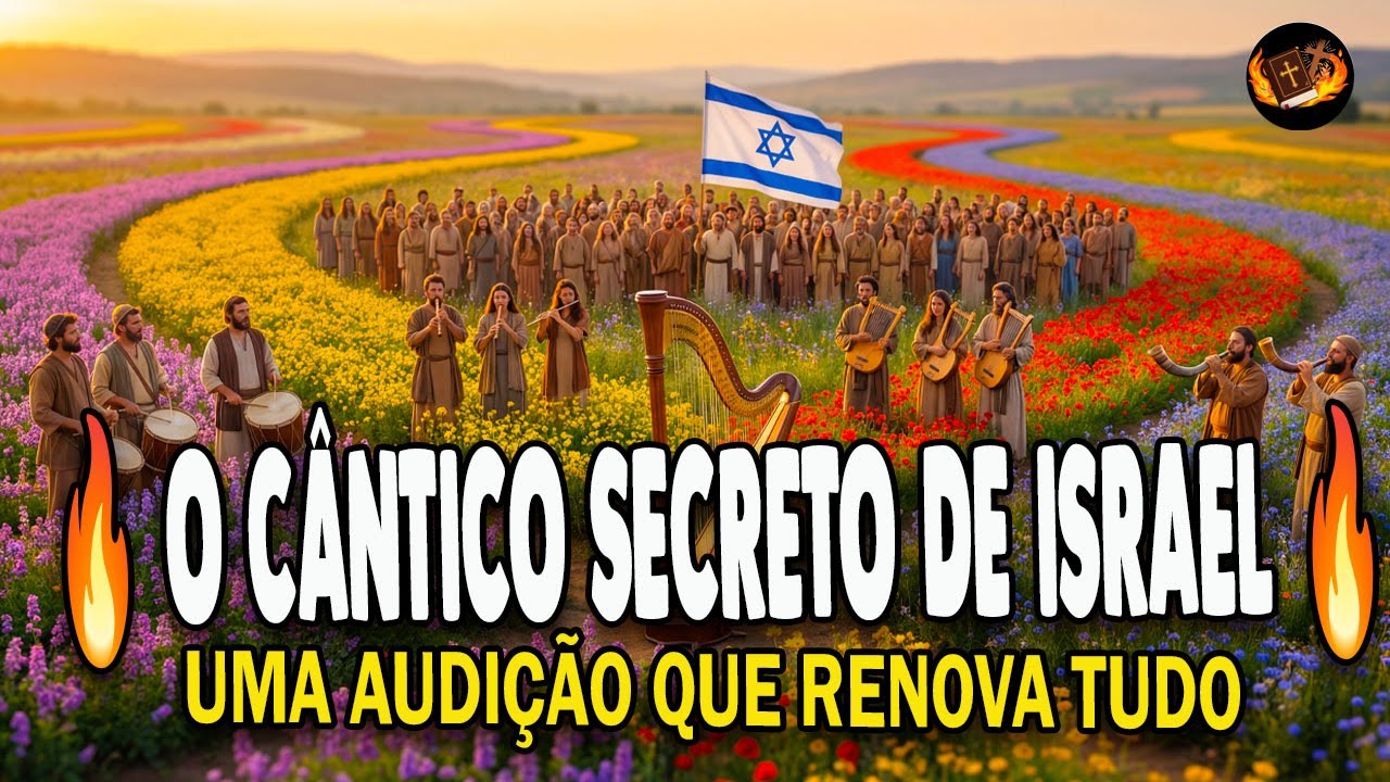 🔥 O Cântico Secreto de Israel — Uma Única Audição e o Espírito do Altíssimo Renova Tudo em Você 🔥