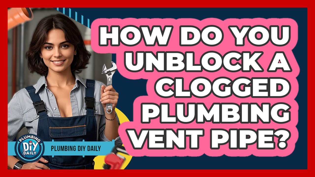 How Do You Unblock A Clogged Plumbing Vent Pipe? - Plumbing DIY Daily