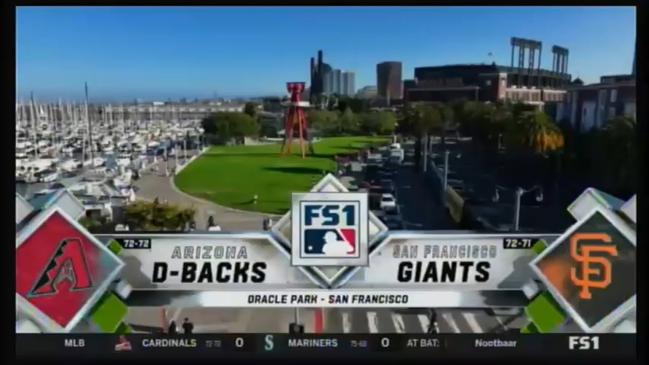 FS1-Gm36 - Diamondbacks at Giants - Monday, September 8, 2025 - 8:45pm CDT