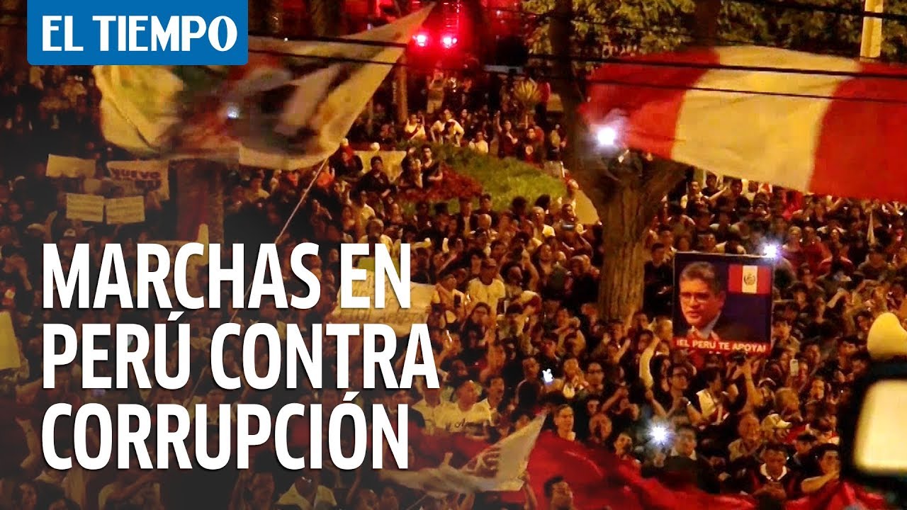 Peruanos protestan tras cese de investigadores de caso Odebrecht | EL TIEMPO