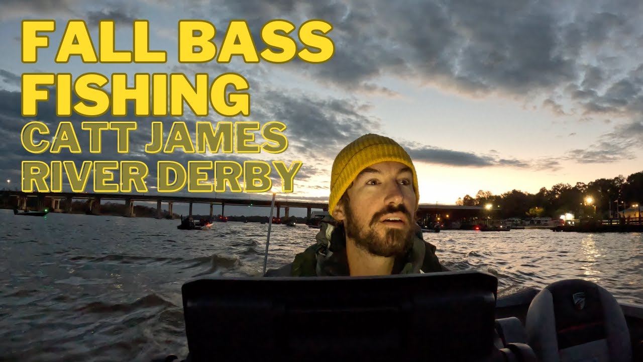 Fall Tidal River Bass Fishing | CATT James River Tournament | Hopewell Oct 21, 2023