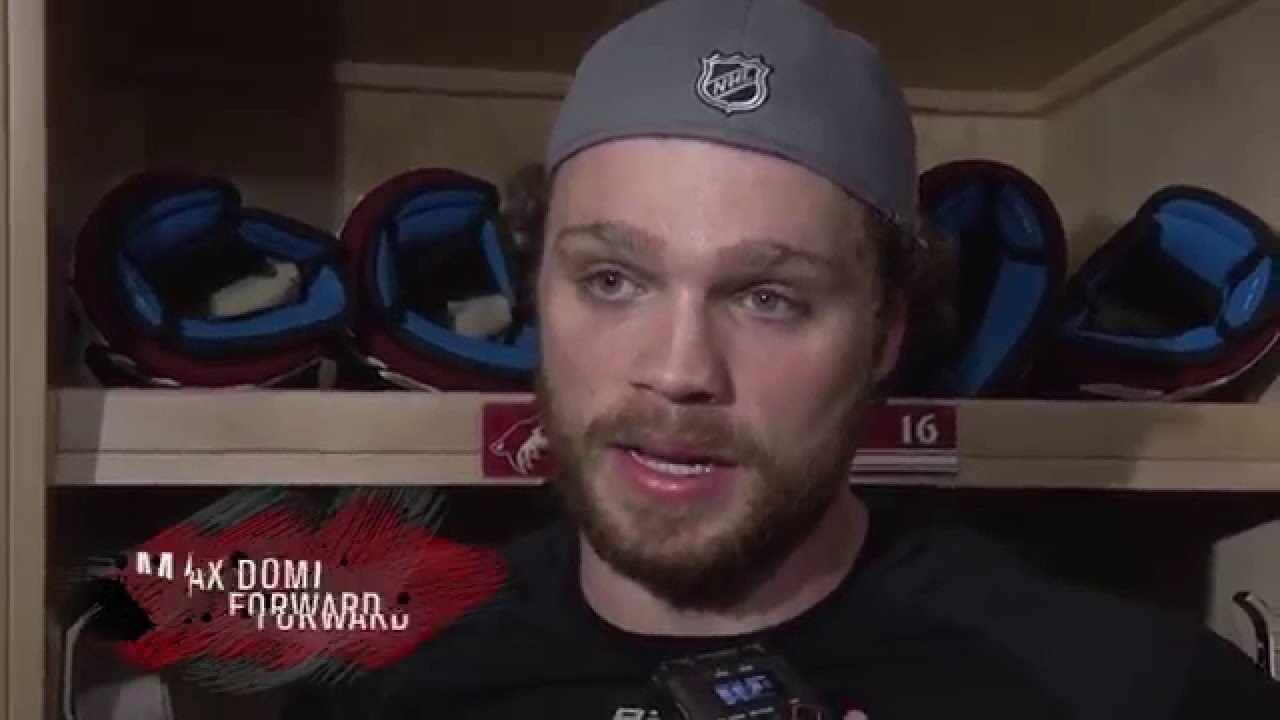 Max Domi - Coyotes vs Flames 1/7/2016