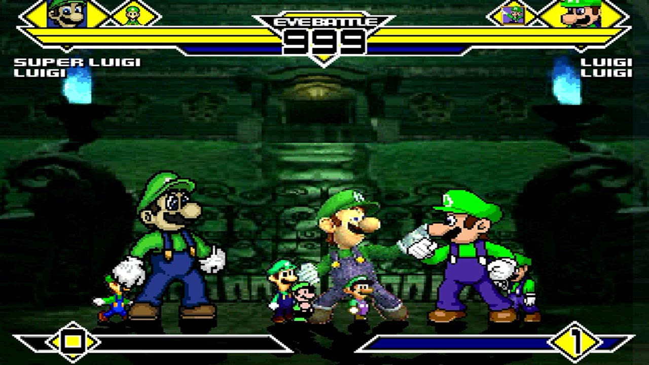 Luigi's Party 4v4 Patch MUGEN 1.0 Battle!!!