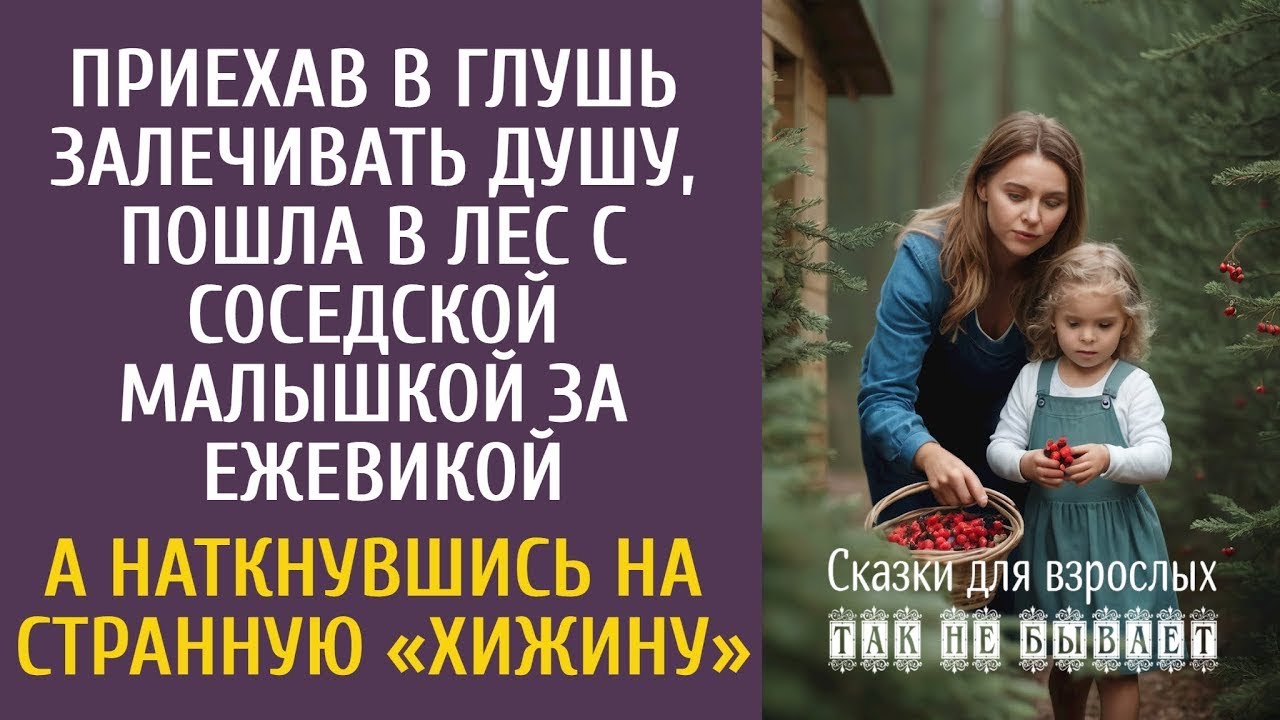Сбежав в глушь, пошла в лес с соседской малышкой за ежевикой… А наткнувшись на странную «хижину»…