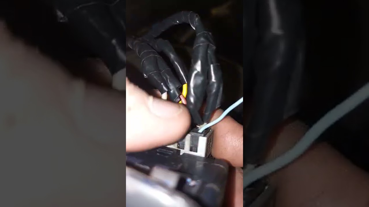 Peugeot 206 1.6 16v Soleil 2001 - Diagrama do Plug do comando do vidro Elétrico LE/LD #dicas