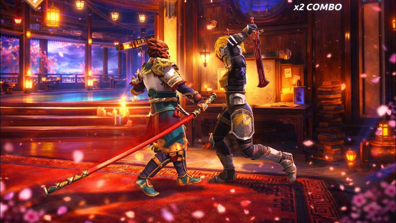 Gameplay with the WEAKEST level warrior among other characters 