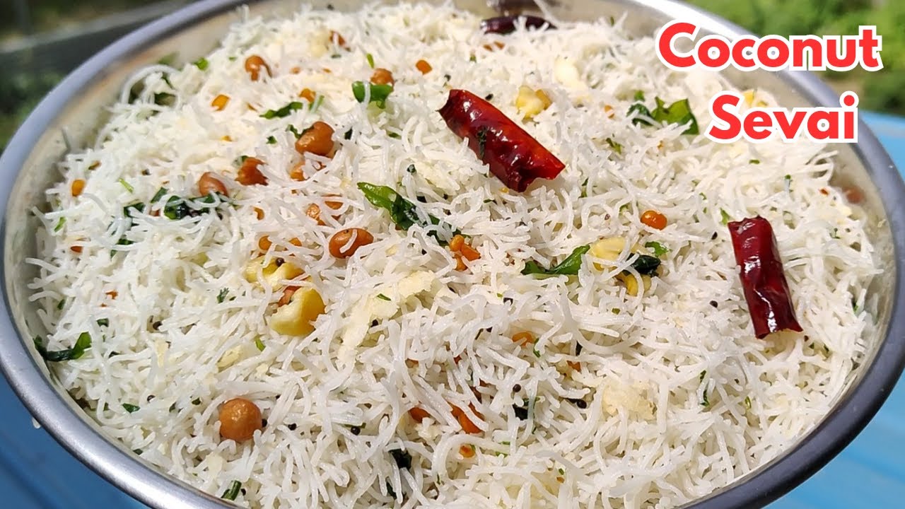 Concord Rice Sevai Recipe | Easy morning breakfast  |Tasty & Healthy | Coconut Sevai Recipe