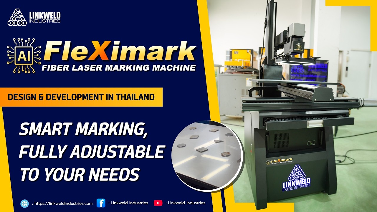 AI Fleximark Fiber Laser Marking Machine - by Linkweld Industries