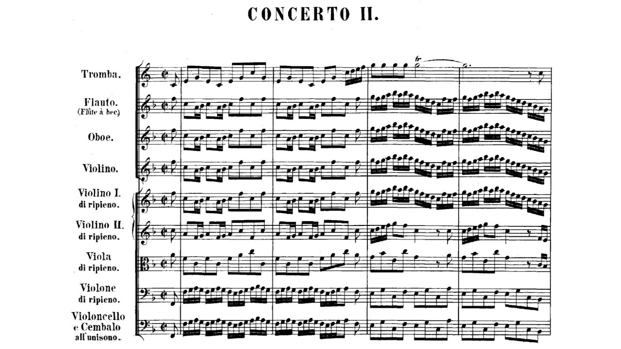 Bach: Brandenburg Concerto No. 2 in F major, BWV 1047 [Pinnock]