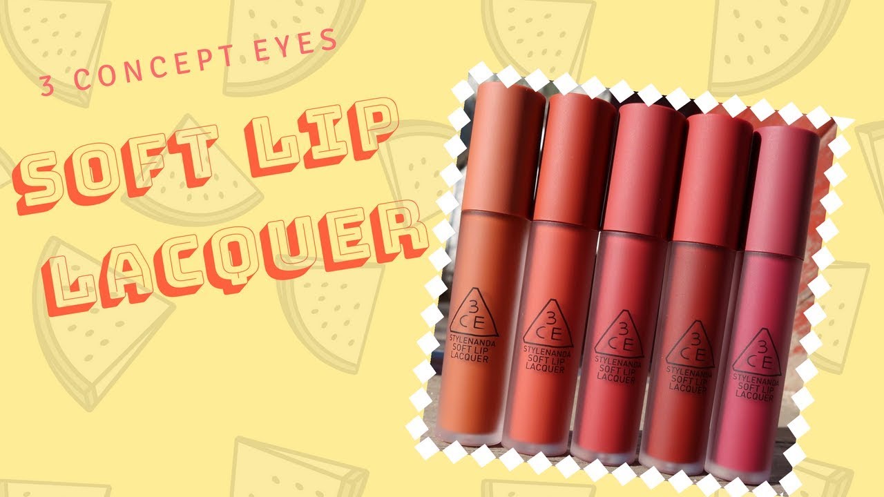 [SWATCH + REVIEW] 💥💄3CE SOFT LIP LACQUER 💄💥ROSIE PHAM