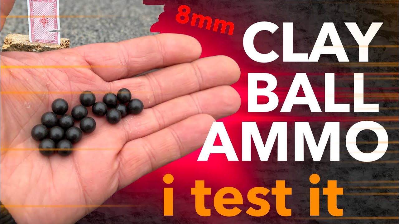Clay Ball Ammo for Slingshot, is it good or bad ?….粘土球
