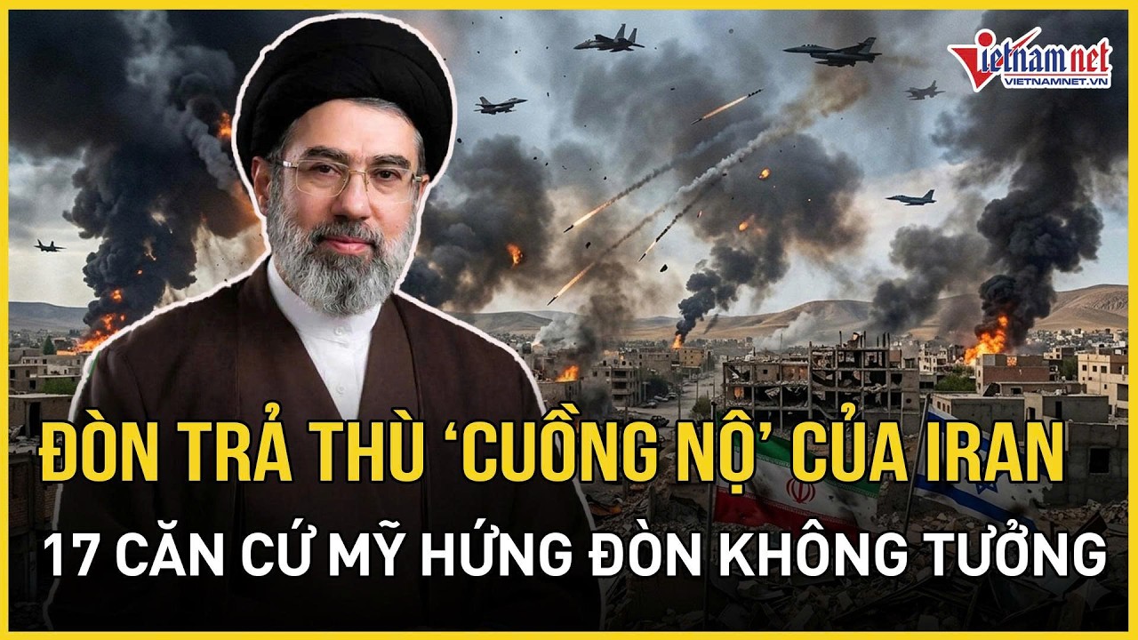 Choáng váng trả thù “cuồng nộ” của Iran, 17 căn cứ Mỹ hứng đòn không tưởng, Israel tuyên bố sấm sét
