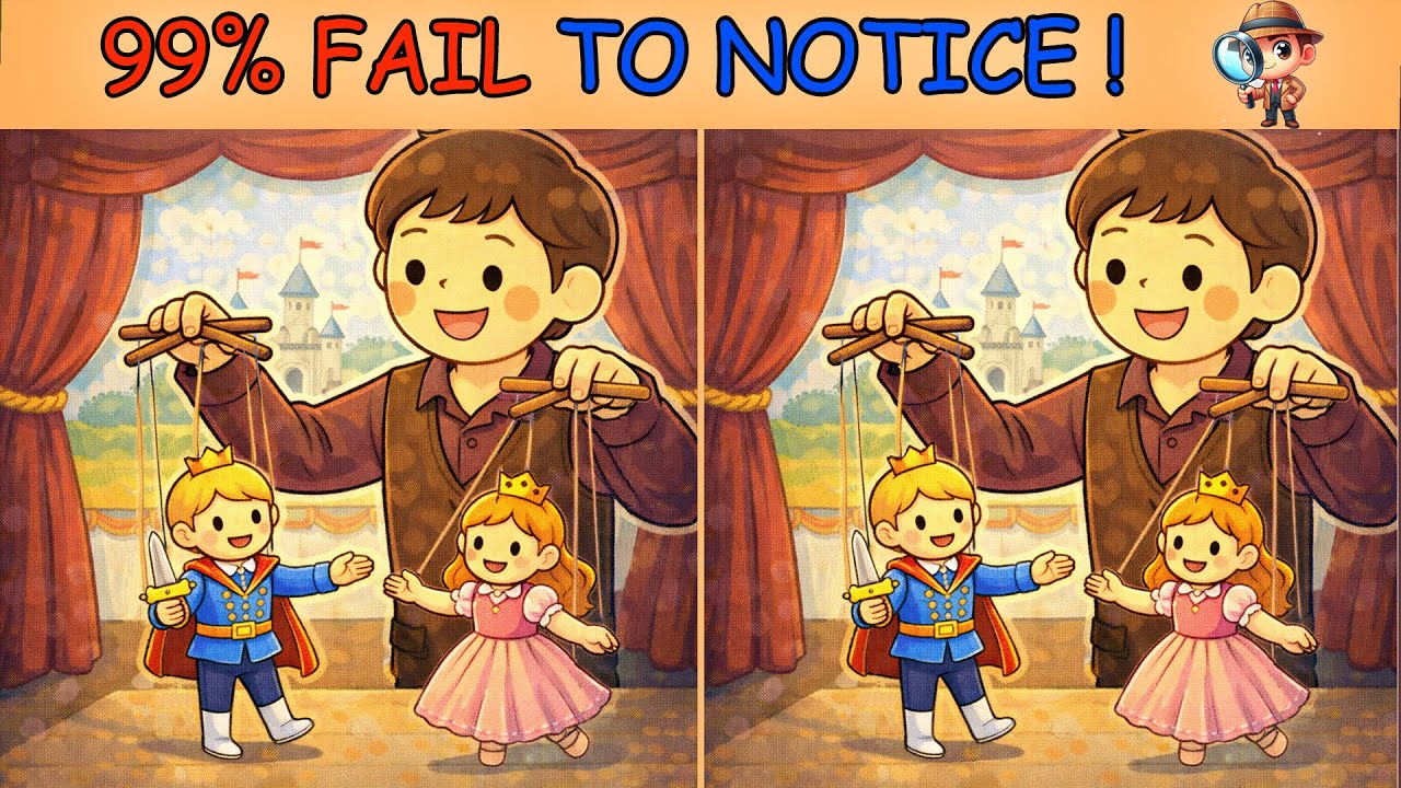 Spot 3 Difference | 99% FAIL TO NOTICE!