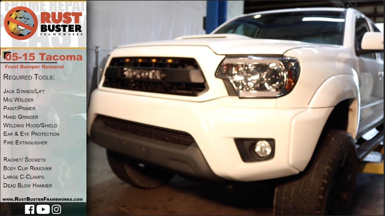 Инструкция по снятию переднего бампера Toyota Tacoma 05-15 - Пошаговое руководство