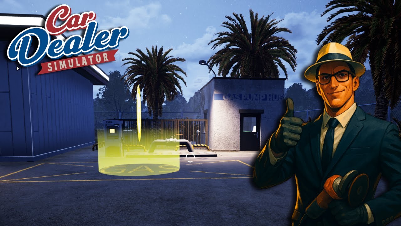 Finally decided to buy the Gas station hub in car dealer sim!