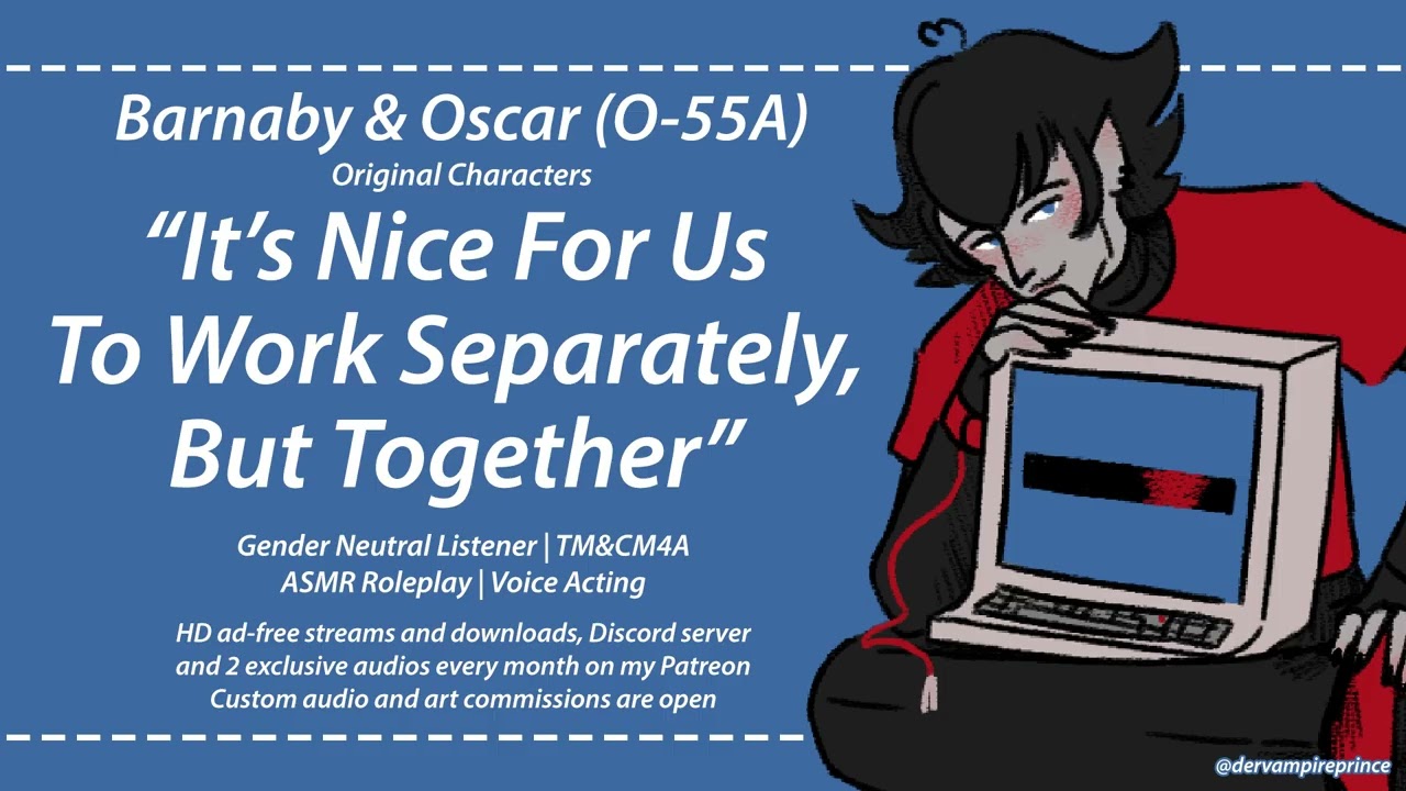 ASMR | Co-working With Your Vampire And Robot Boyfriends [MM4A] [Typing noises]