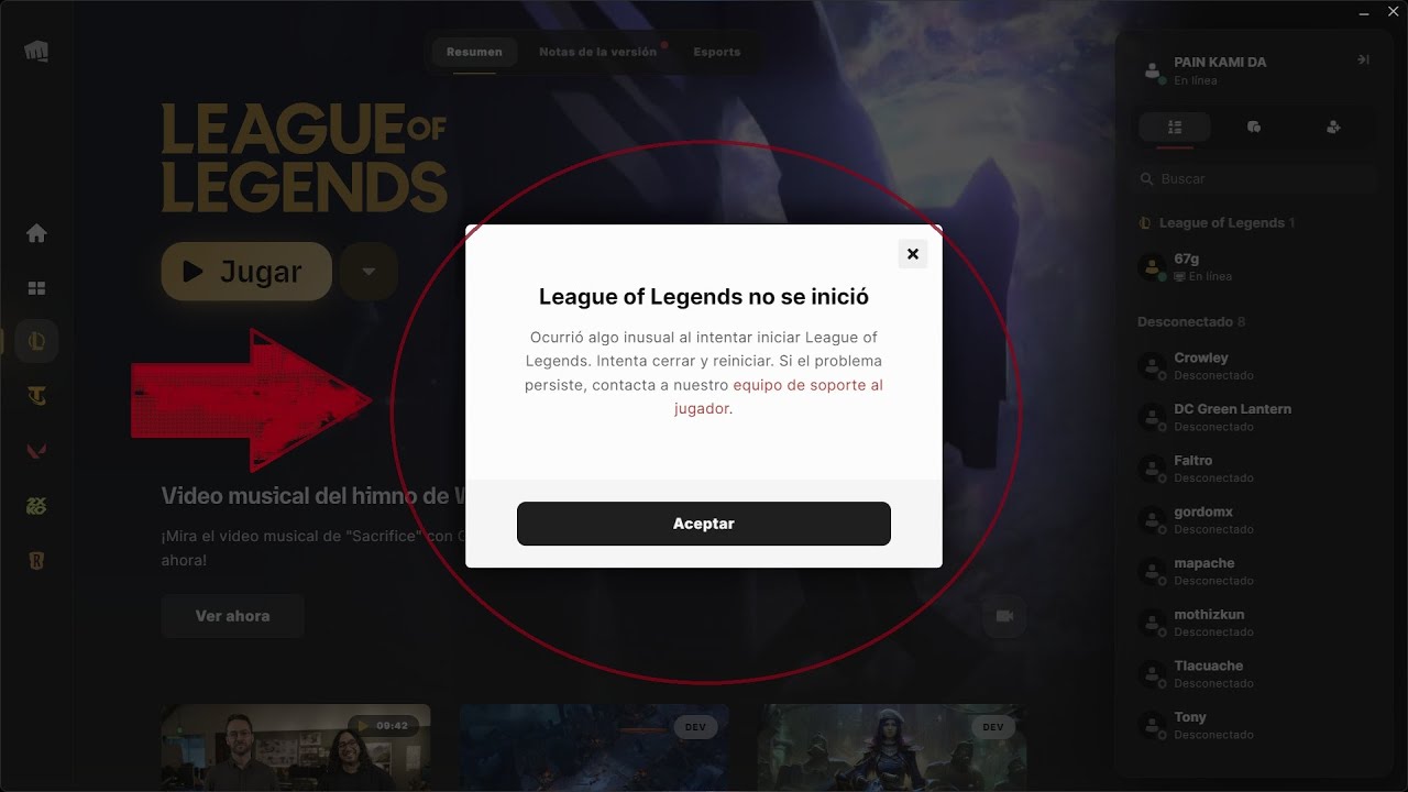 LEAGUE OF LEGENDS NO ABRE. OCCURIÓ UN ERROR | Solucionado 2026 Octubre 😁😷