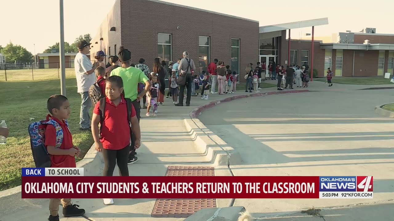 Oklahoma City students & teachers return to the classroom