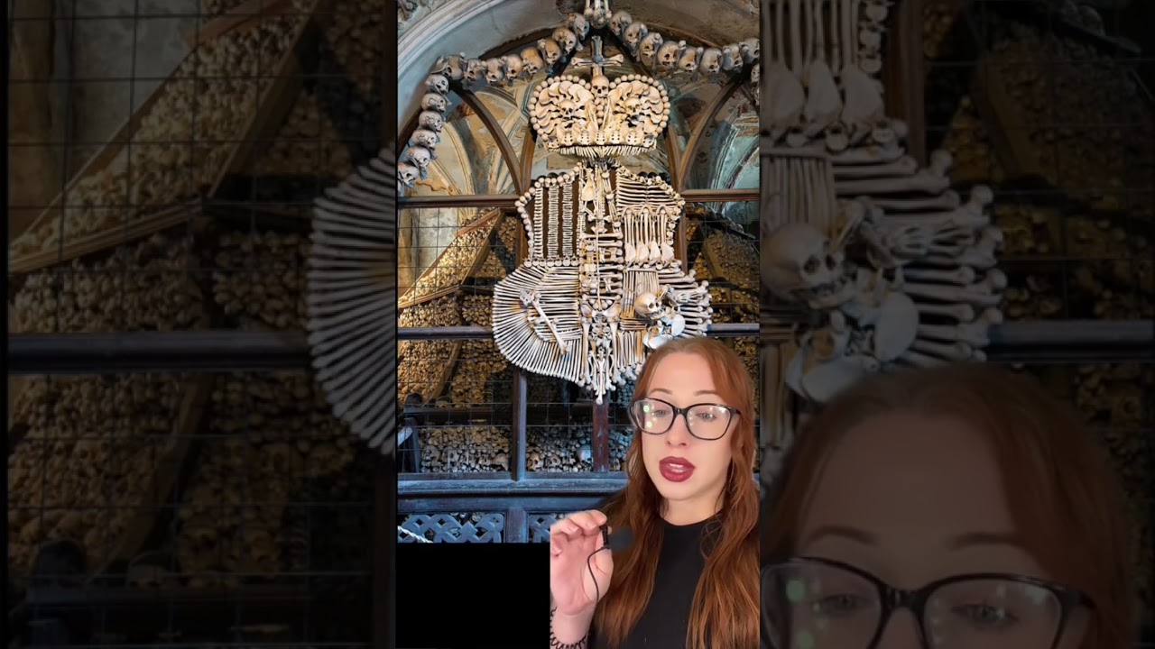 Creepy Facts | The Bone Church in Prague | Sedlec Ossuary 🦴 #shorts #scary #creepy