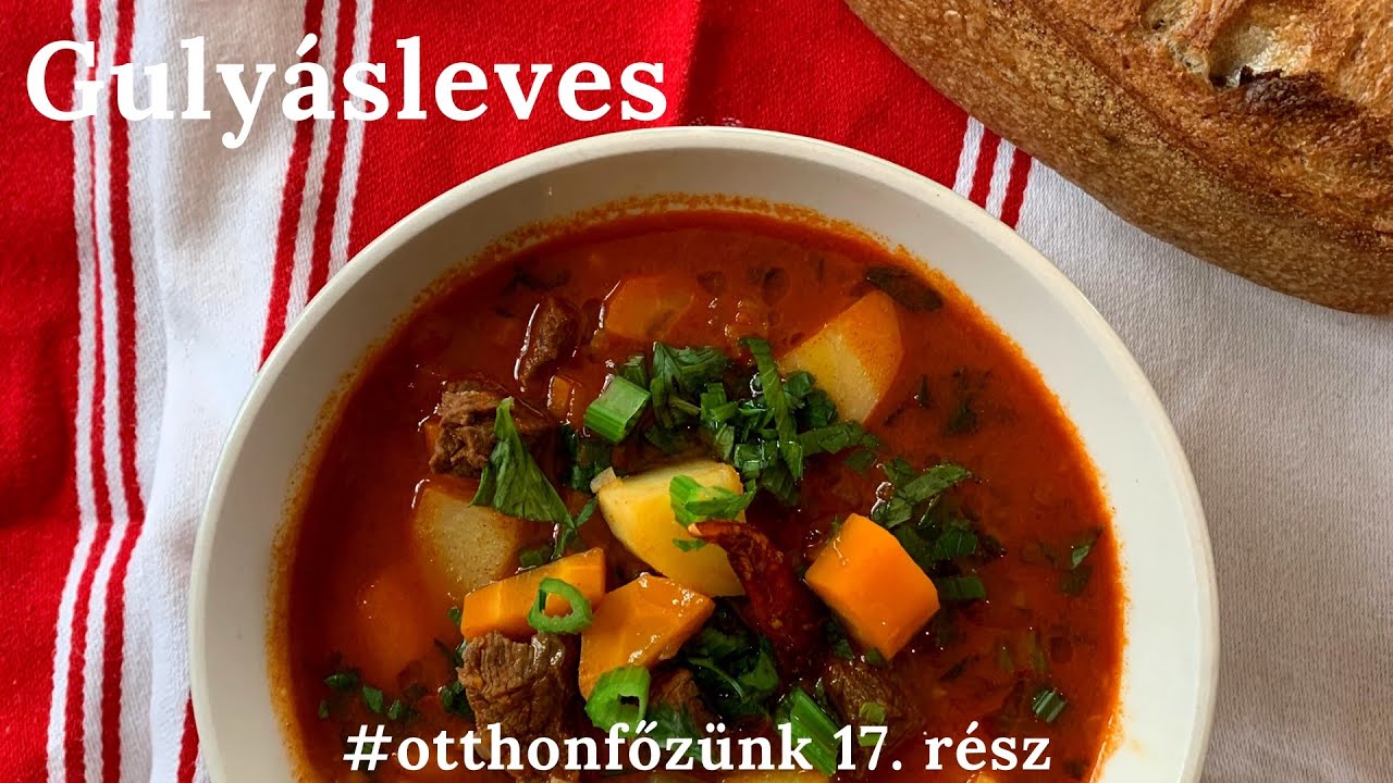 Klasszikus  gulyás “felfrissítve”, #otthonfőzünk 17. rész - Bicsár Attila, chef