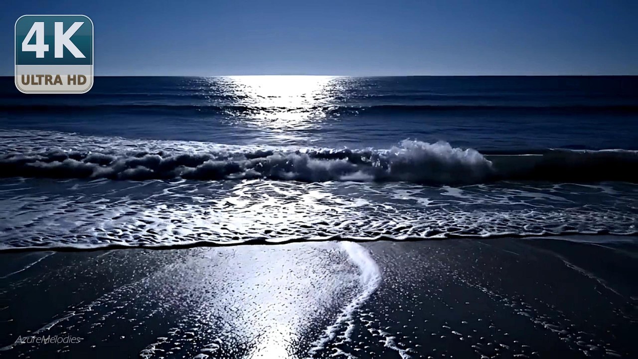 Moonlit Ocean Waves — Pure Relaxing Sea Sounds