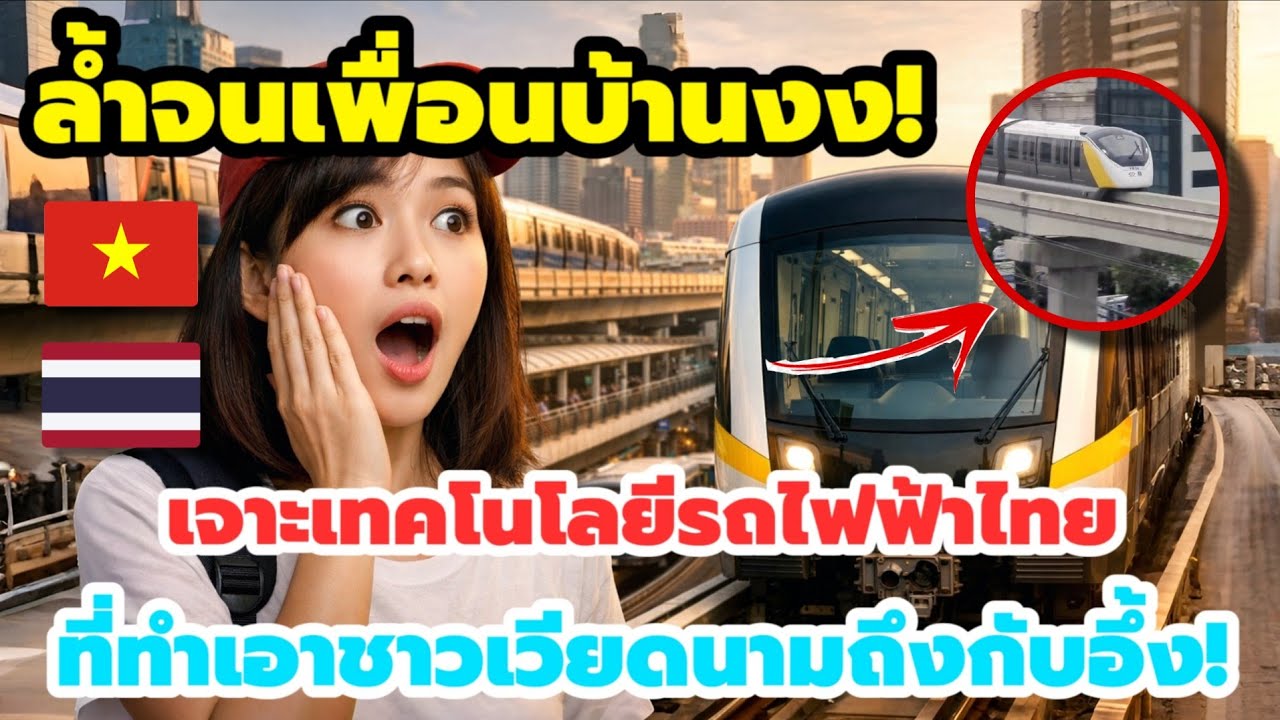 ล้ำจนเพื่อนบ้านงง! เจาะเทคโนโลยีรถไฟฟ้าไทยที่ทำเอาชาวเวียดนามถึงกับอึ้ง! | ZJames