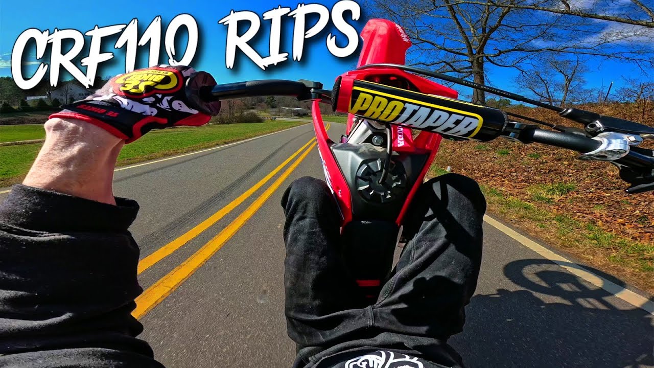 CRF110 Wheelies! Best Starter Stunt Bike