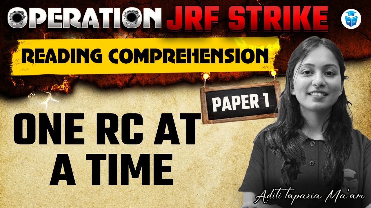 UGC NET Paper 1 Reading Comprehension | Paper 1 UGC NET RC Practice Questions | Aditi Taparia
