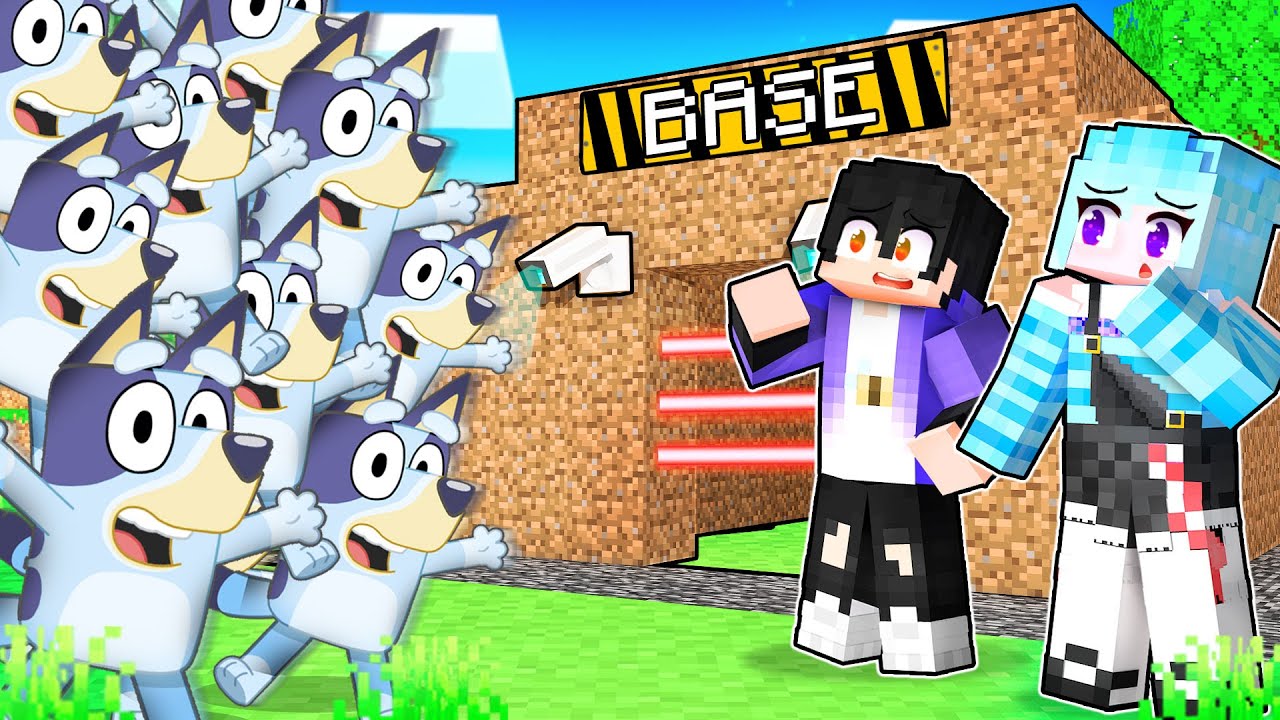 RETO DE LA BASE VS 1000000 BLUEY 😰😱 SRTACATANA VS BLUEY EN MINECRAFT ROLEPLAY