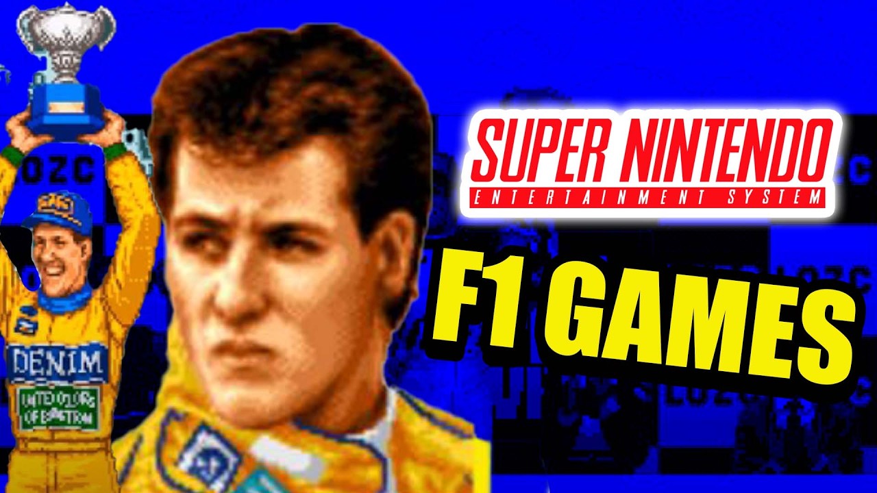 Все игры серии Super Nintendo F1! РЕЙТИНГ!
