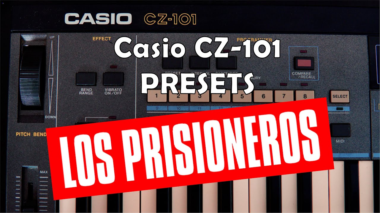 Casio CZ-101 - Presets Los Prisioneros (Pateando Piedras)