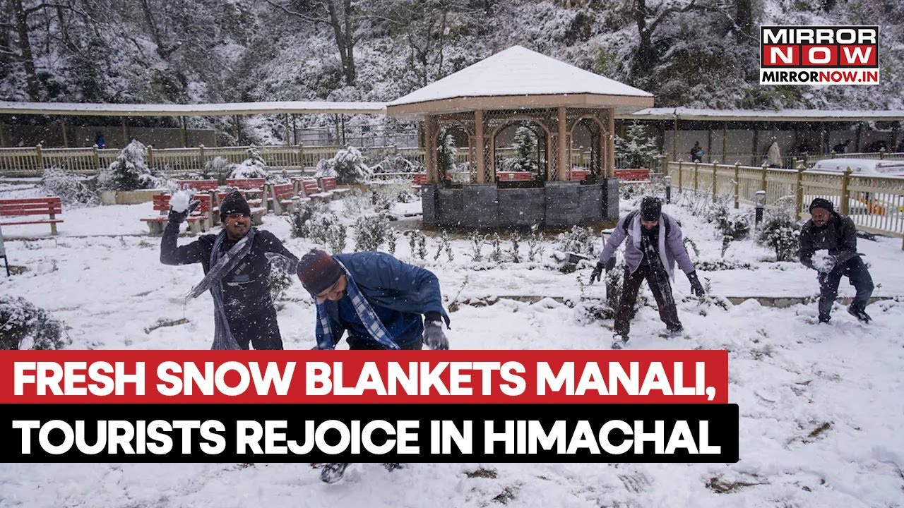 Manali Weather Update: Heavy Snowfall At Himachal Hill Station Sparks Joy Among Tourists