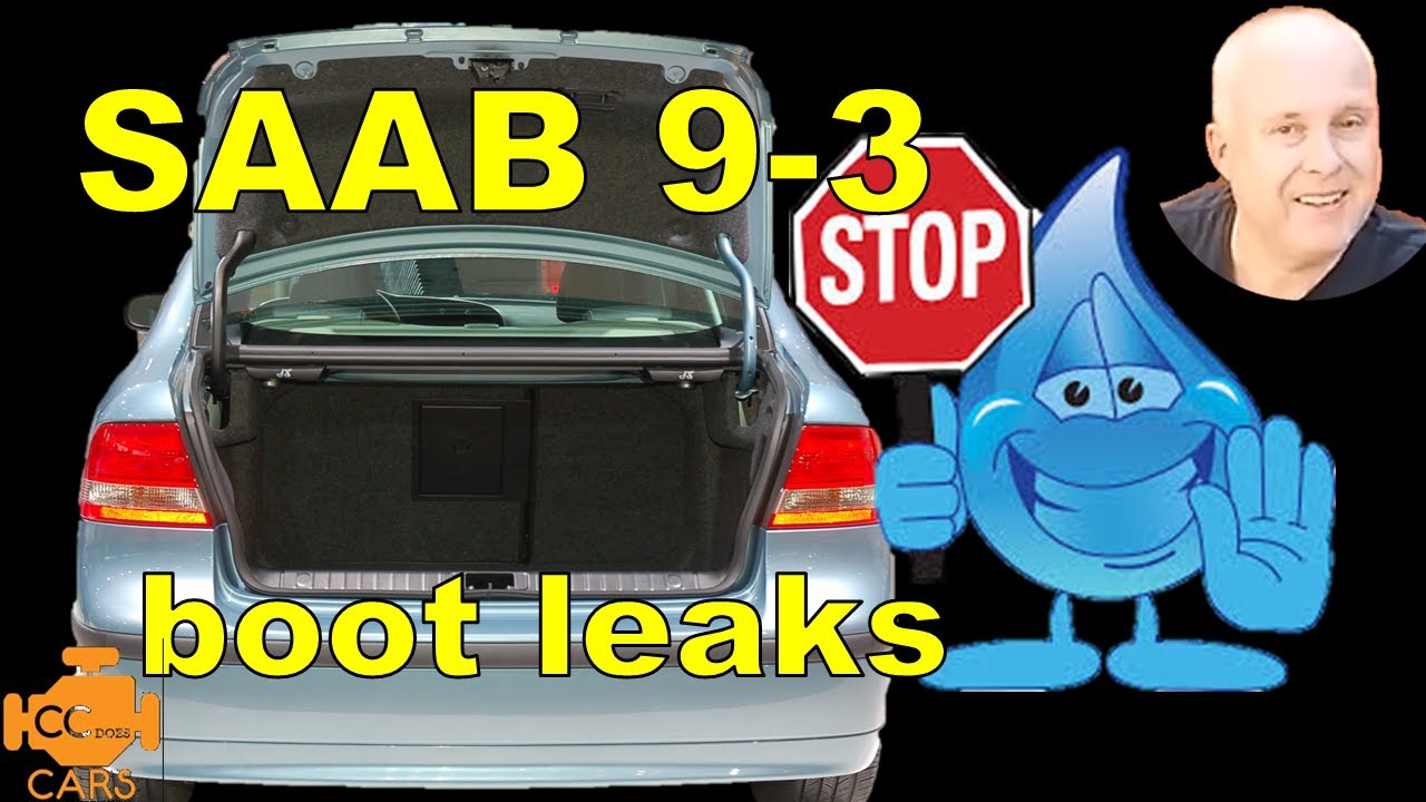 Протечка воды в багажнике Saab 9-3 | Как устранить протечку воды в Saab