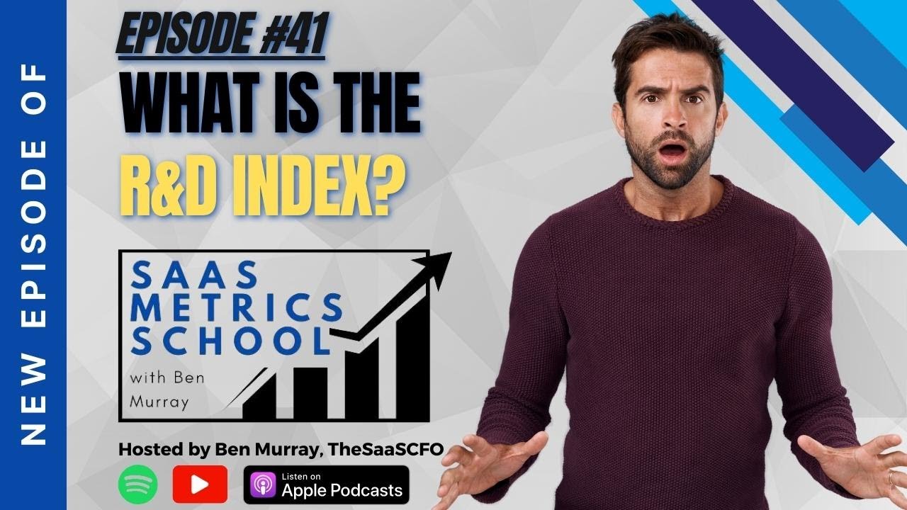 What is the R&D Index? | SaaS Metrics School | The SaaS CFO