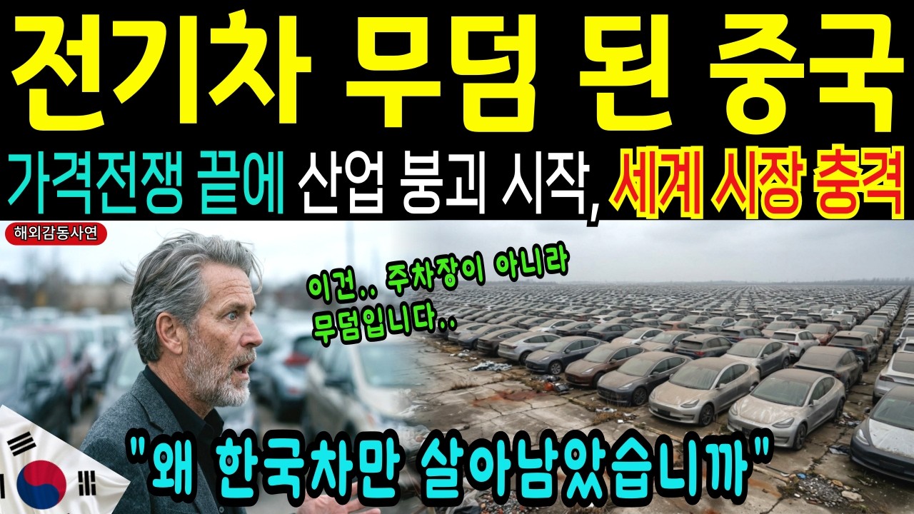 중국 전기차 공장이 하룻밤에 멈췄다… 현장에서 본 전기차 무덤의 진실, 그리고 그 자리를 채운 나라