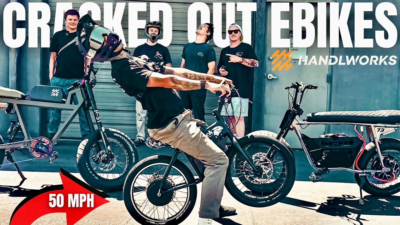 FASTEST Ebike Mods Ever! 70MPH Super73, 72V JackRabbit & 60V P-51 by Handlworks 🤯