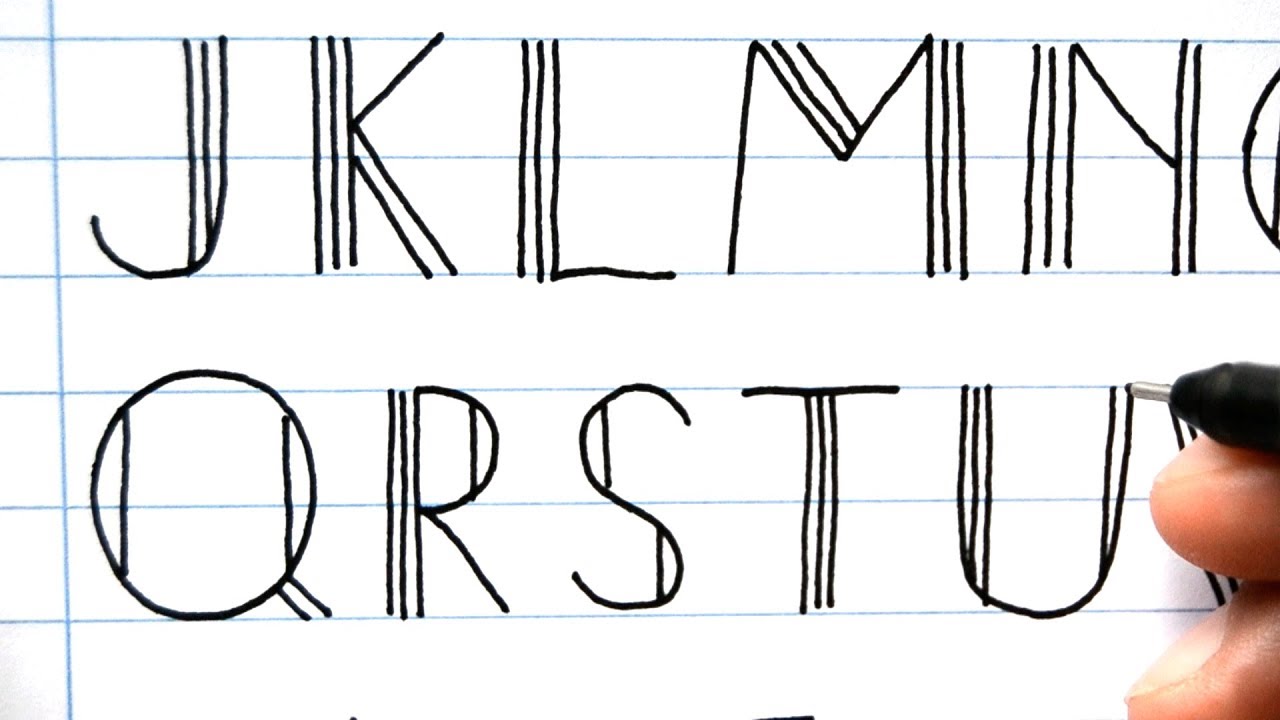 LETTERING ALPHABET #4 | MelganniaTV