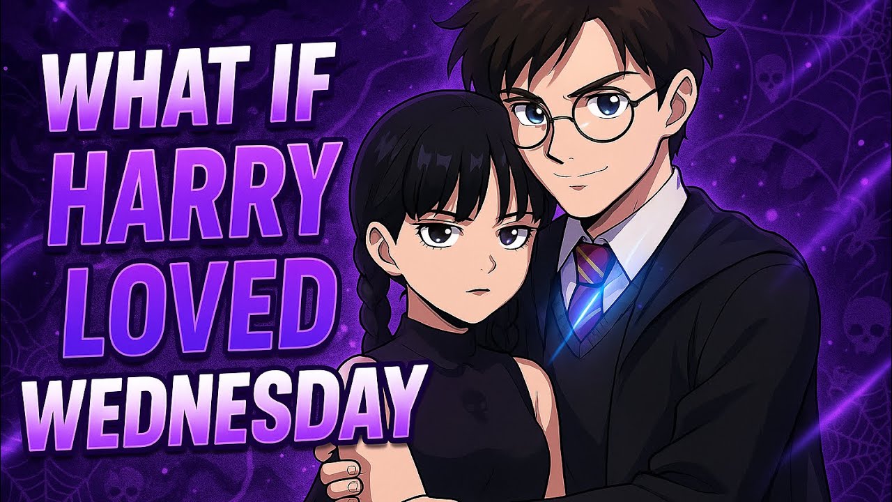 ( DARK ) What If HARRY POTTER raised in Addams Family & Got Obessed With WEDNESDAY?