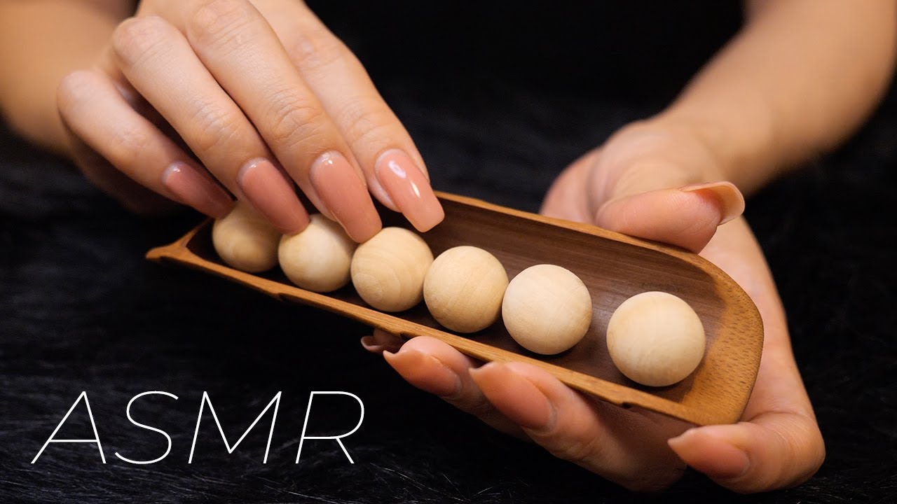 ASMR Brain Tingly Wooden Ball Triggers (No Talking)