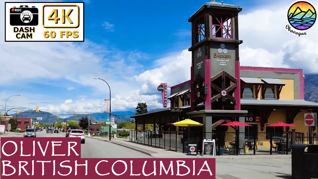Discovering Oliver, BC: A 4K Drive through Wine Country Bliss