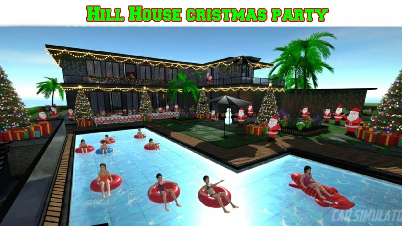 Hill House critsmas Party 🎉 | car simulator 2 new critsmas update ! 