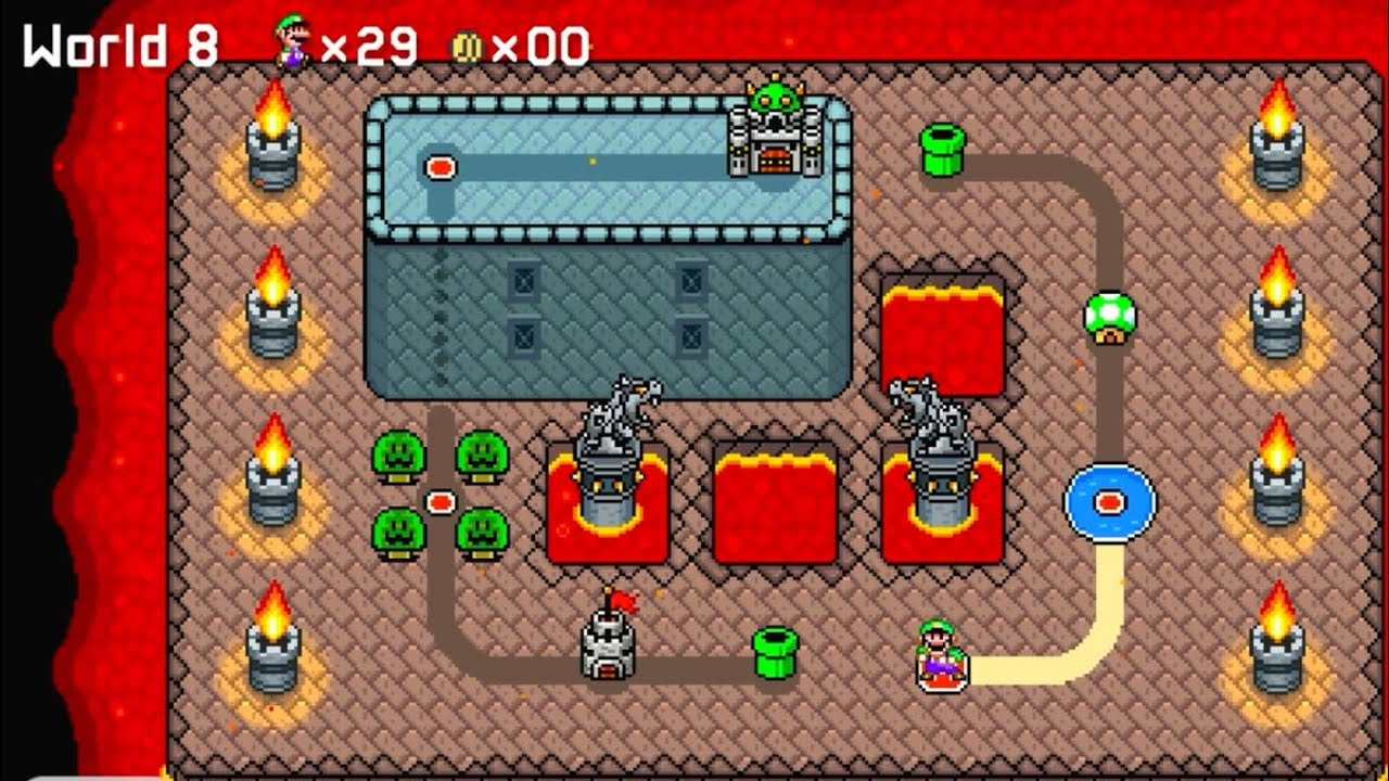 Super Mario maker 2 playing my super world 5 world 8