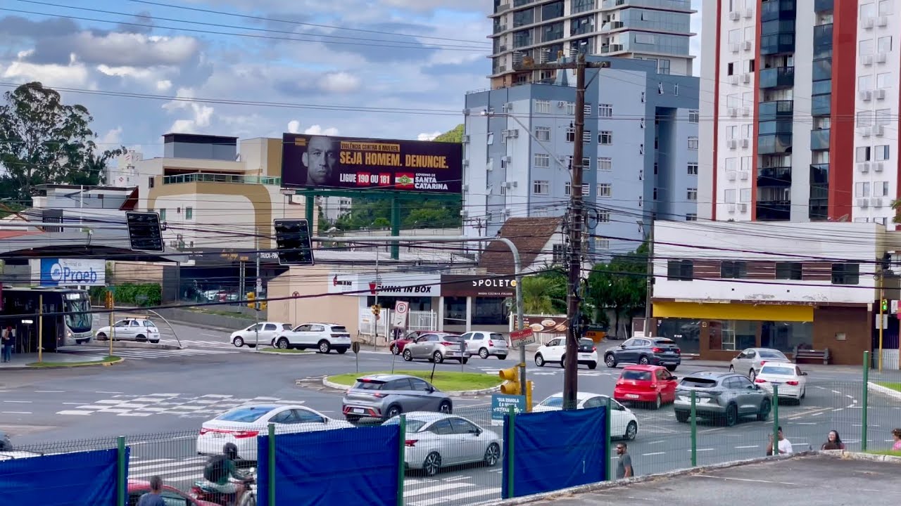 Blumenau Santa Catarina no fim de tarde 