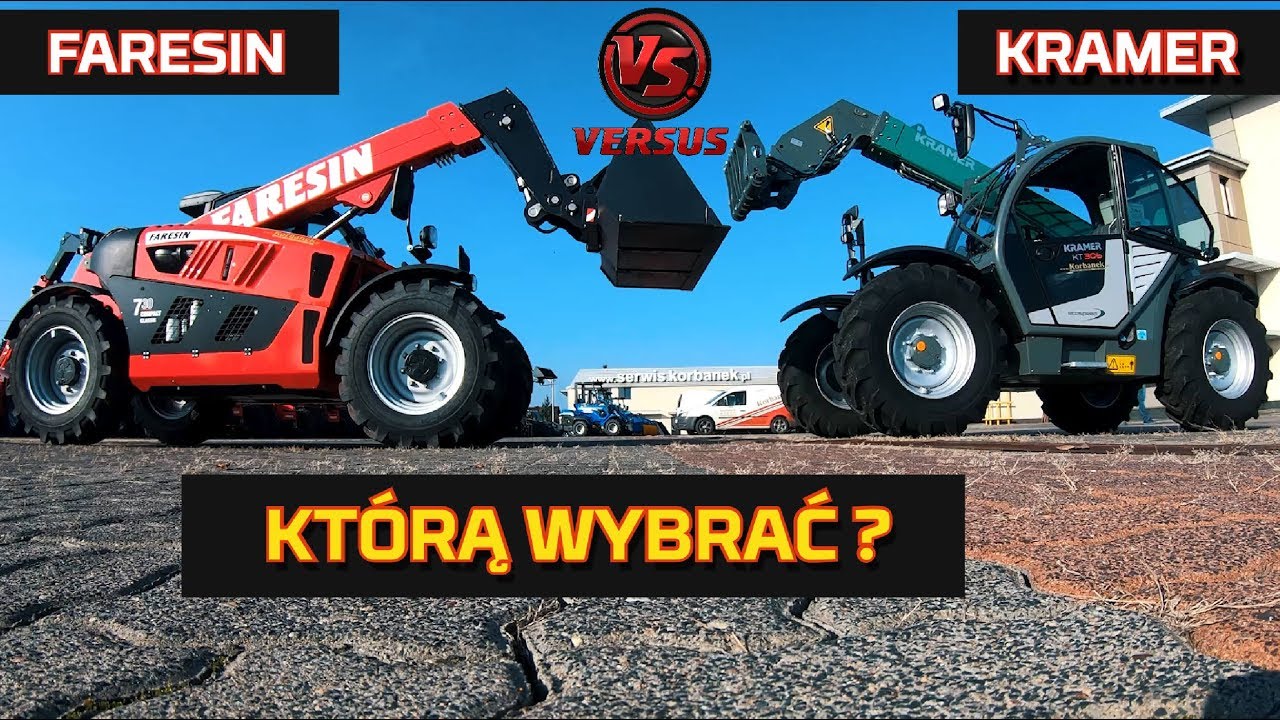 Faresin 7.30 vs Kramer: wysokość załad.💪udźwig 💪moc silnika Ładowarka Teleskopowa [Korbanek]