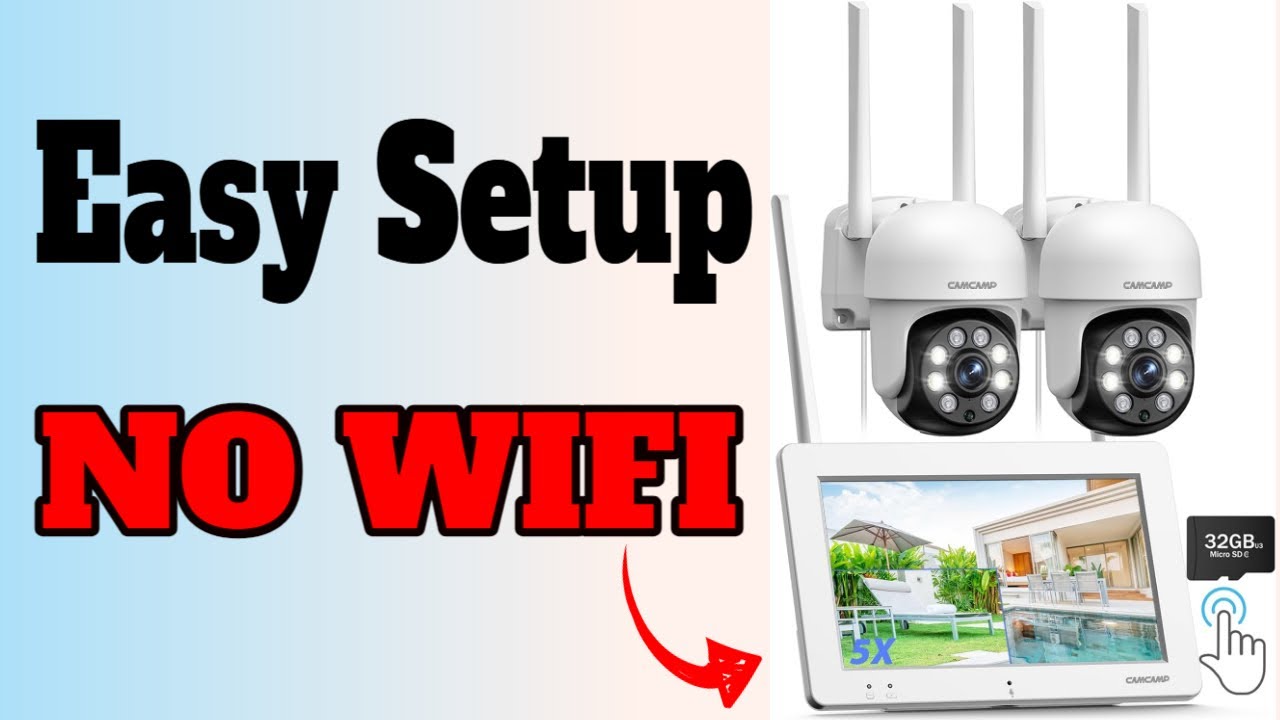 CamCamp SC26 Wireless Video Security System With 7