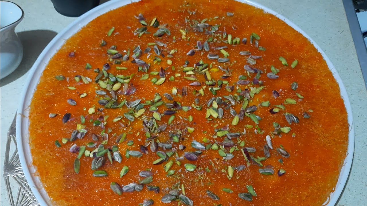 أطيب كنافة خشنة بالجبنة علي طريقتي