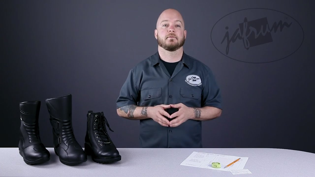 How To Measure Your Foot For Motorcycle Boots: A Sizing Guide From Jafrum com