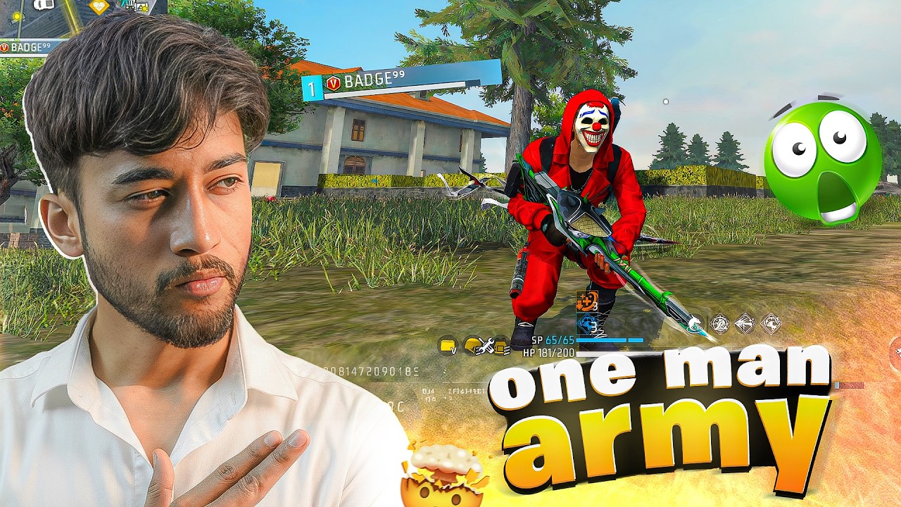 Back to Old Free Fire 🕰️ Double Sniper Domination 🔥Solo Vs Squad Gameplay | Badge99