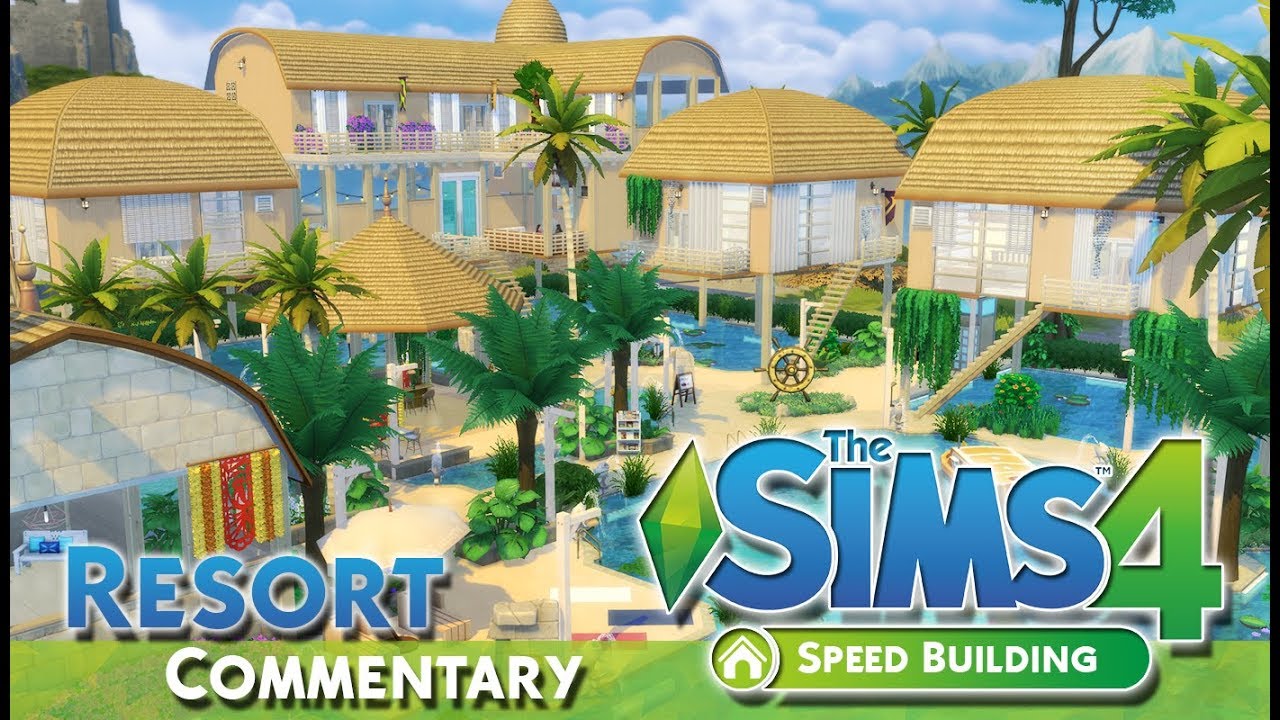 IL PROGETTO PIU' DIFFICILE! RESORT-COMMENTARY-The sims 4 ITA-Speed Build